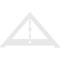 Ekena Millwork Pitch Artisan Architectural Grade PVC Gable Pediment, 72"W x 42"H x 1"P (14/12) GPP072X042X100ART - alternate 4
